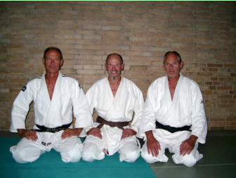 Judo Trainer des MTV Leck: Dietmar Degner (li), Kai Schwarz (mi) Jrgen Bohlmann (re) 